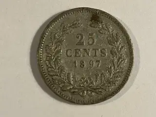 25 Cents 1897 Netherlands