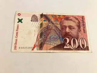 200 Francs France 1997 - Bemærk huller