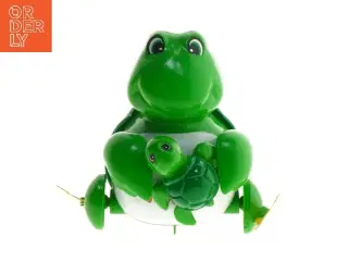 Plastik skildpaddedukke med baby skildpadde fra Tomy (str. 13x12 cm)
