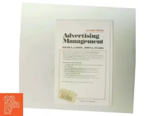 Advertising Management af David A. Aaker (Bog)