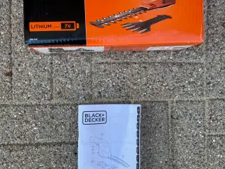 Black + Decker - græs/busk 7v klipper