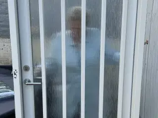 Hvid facadedør