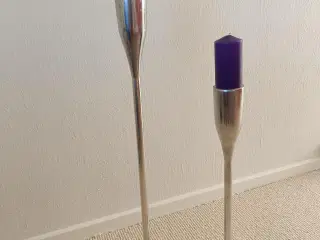 Høje lysestager til bloklys