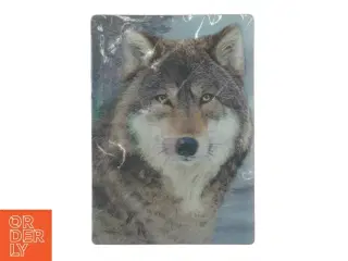 Køleskabsmagnet med ulv fra Wild Republic (str. 9x6 cm)