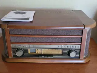 Musikanlæg Soundmaster i retrostil