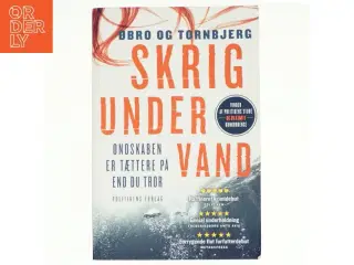 Skrig under vand af Jeanette Øbro Gerlow (Bog)