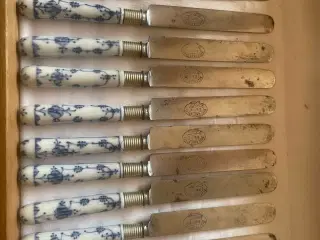 Knive med porcelæns skafter