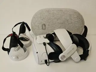 Oculus Quest 2, 64 GB, Hvid i Perfekt Stand