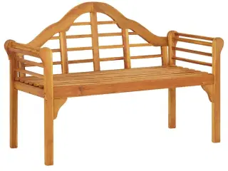 Havebænk 125 cm massivt akacietræ