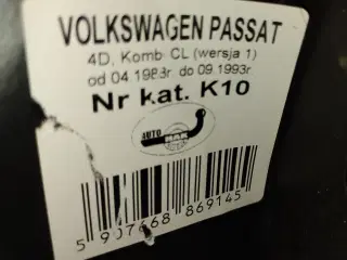 VW Passat CL anhængertræk - Helt nyt