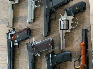 Pistoler/revolvere sælges