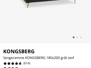 Sengeramme Kongsberg 180cm