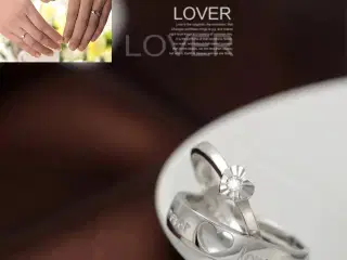 * Sterlingsølv; To partner-fingerrige - Forever Lo
