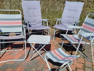 Lette campingstole og taburetter