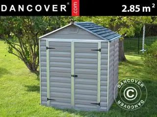 Redskabsskur Redskabsrum Haveskur polycarbonat Sky