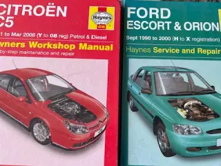 haynes bøger 5 stk