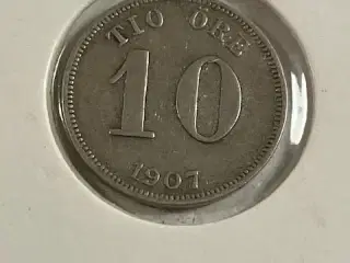 10 øre 1907 Sverige