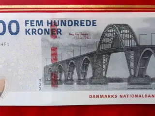 BANKFRISK / UNC. FEM HUNDREDE 500 KRONE 2019