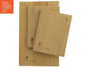 Sæt med skærebrætter (str. 25 cm. og 16. cm. og 16. cm)