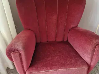 Fuldpostret lænestol