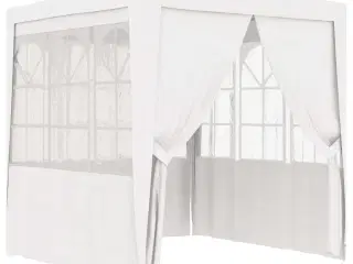 Festtelt med sidevægge 2x2 m 90 g/m�² hvid