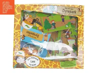 Aktivitetssæt &#39;Min helt egen Dyrepark&#39; fra Min Lille By (str. 31x28,5 cm)