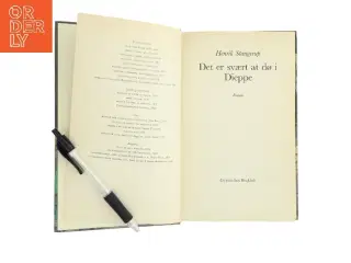 Det er svært at dø i Dieppe af Henrik Stangerup (Bog)