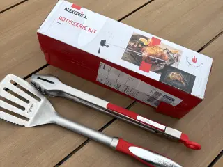 Nexgrill Rotisserie kit og grill tang sæt