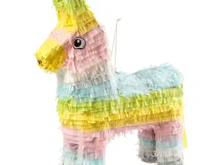 Piñata, str. 39x13x55 cm, pastelfarver, 1 stk.