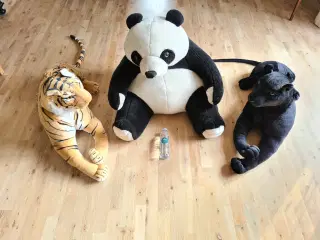 Kæmpe bamser - tiger - panter - panda