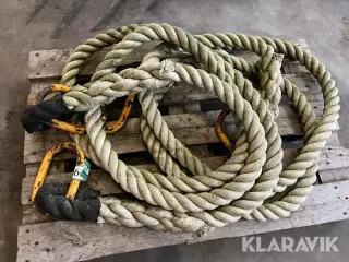 Træktov / elastiktov 2 styk