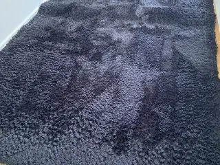 Shaggy Soft tæppe i sort