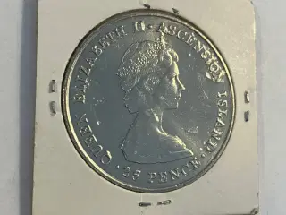 25 Pence Ascension Island 1981