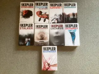 Lars Kepler de 9 første bøger samlet pris kr 150