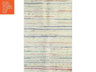 Multifarvet vævet tæppe (str. 90 x 55 cm)