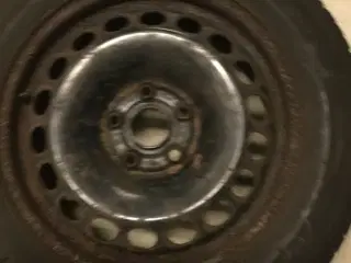 4 stk Stålfælge med dæk