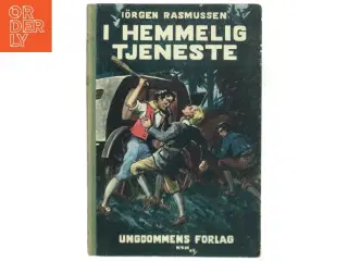 Vintage bog &#39;I Hemmelig Tjeneste&#39; fra Ungdommens Forlag