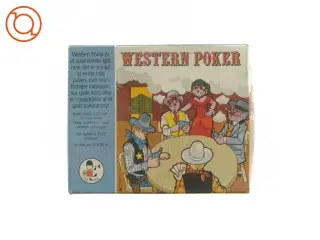 Western Poker spillekort (str. 13 x 10 cm)