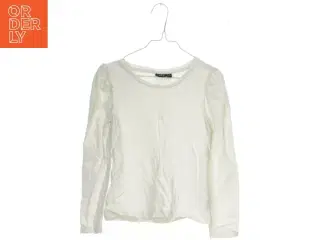 Langærmet bluse i hvid fra LMTD (str. 140)