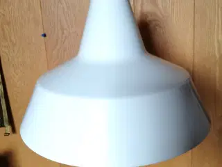 Værkstedslampe hvid diameter 34 cm