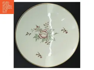 Porcelænsskål med blomstermotiv fra B&G (str. 24 cm)