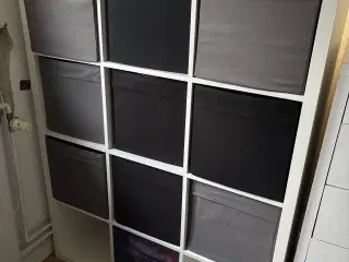 Kallax fra IKEA inkl. kasser