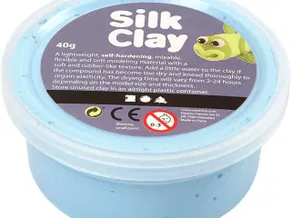 Silk Clay®, neon blå, 40g/ 1 ds.