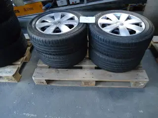 4 stk. sommerdæk på stålfælge til VOLKSWAGEN