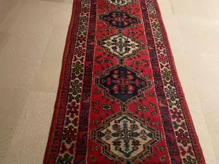 Ægte tæppe rød løber 370 cm og 270 cm