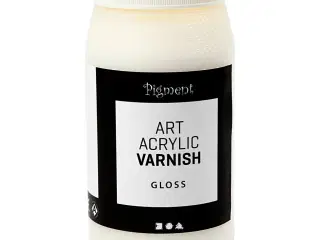 Art Acrylic Slutfernis, blank transparent, hvid, 500ml/ 1 ds.
