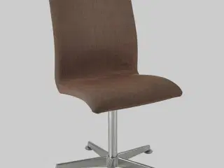 Fritz Hansen Oxford Stol – Brun/Krom Stel