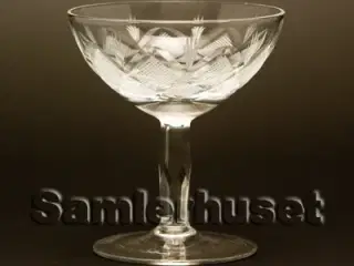 Wien Antik Likørglas. H:82 mm.