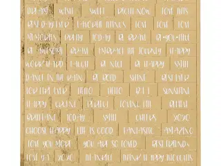 Stickers, ark 10x11,5 cm, guld, 4stk./ 1 pk.