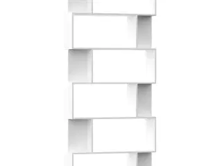 Bogskab/rumdeler 80 x 24 x 192 cm spånplade hvid